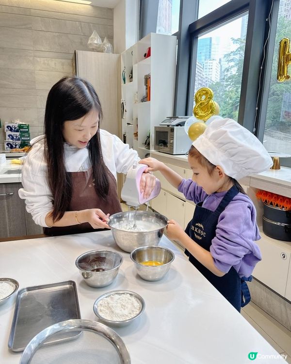 數字字母蛋糕親子班