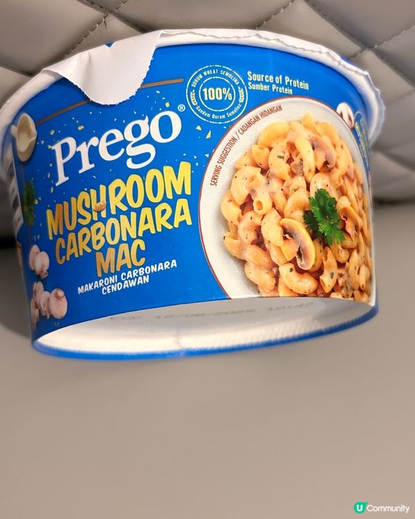 Prego 蘑菇卡邦尼通心粉