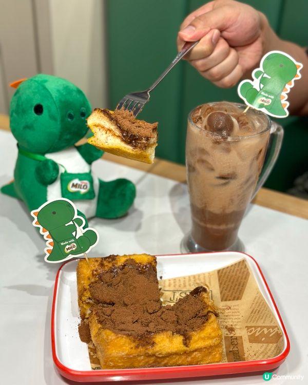 🦖暴龍套餐登陸金二少！美祿冰極暴龍+爆漿西多士，下午茶新選擇