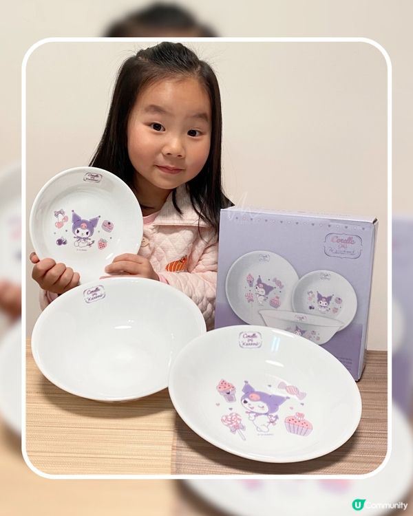 千色店｜康寧餐具 x KUROMI 夢幻餐桌派對