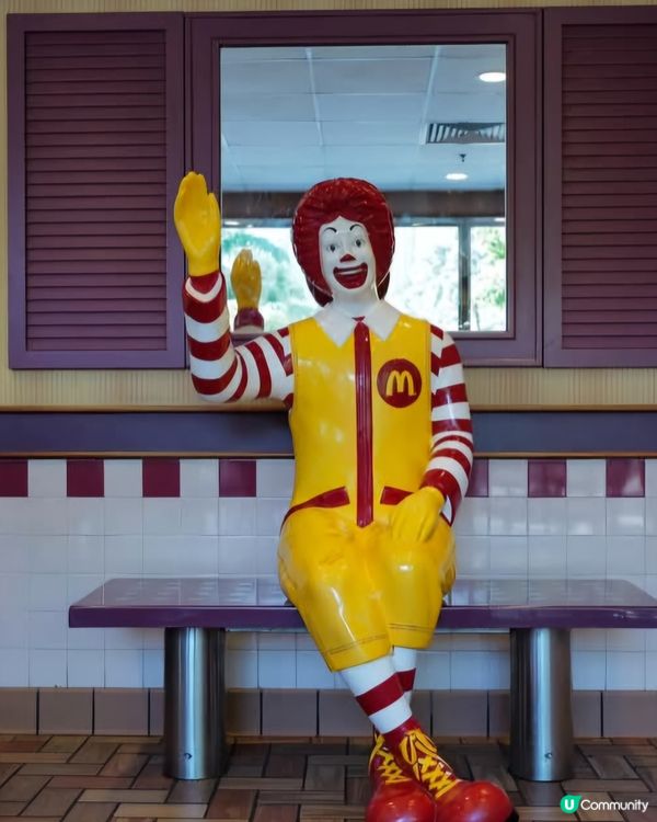 麥當勞50周年不同地區有他👍🏻