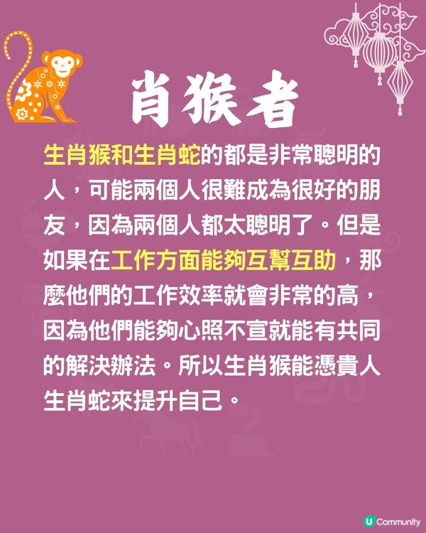 12生肖貴人指南🐍屬馬者遇1生肖即發達🐴屬牛+屬蛇係最強組合⁉️