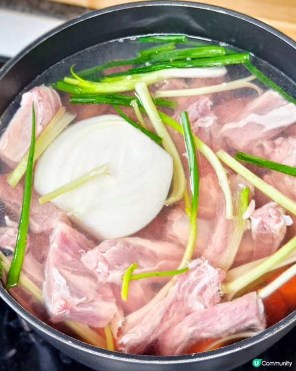 🍲 清湯牛肋條，3-4人啱食！😋