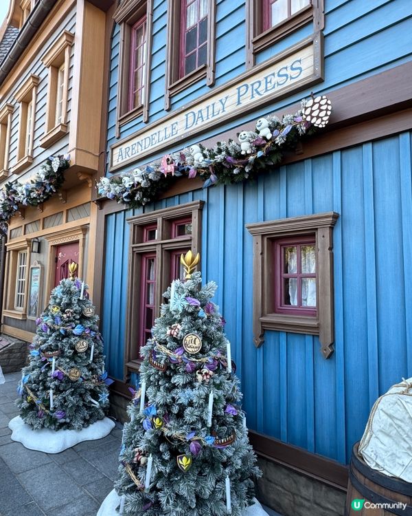 冬天去香港迪士尼❄️真係超有氣氛🥳☃️