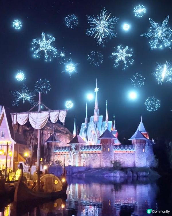 冬天去香港迪士尼❄️真係超有氣氛🥳☃️