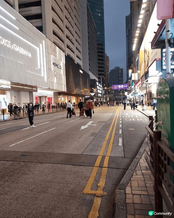 尖沙咀廣東道2024年12月31日下午6:30成條廣東道封左...