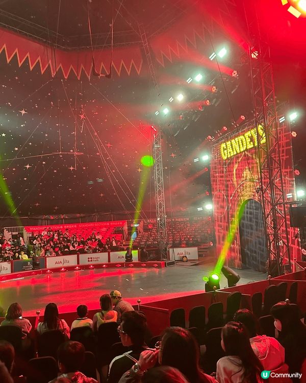 我喜歡睇雜技，今次同小朋友一齊去睇，小朋友好鍾意睇，睇到好緊...