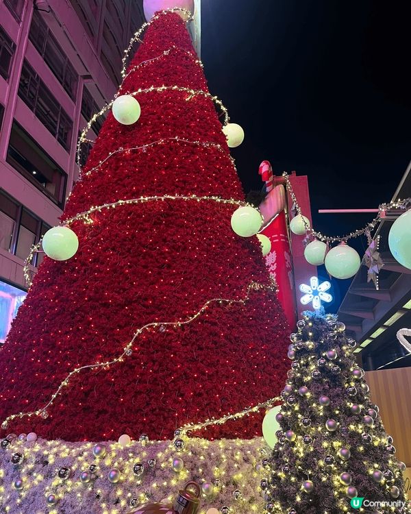 尖沙嘴海港城聖誕裝飾，還有尖沙嘴跨年的煙花