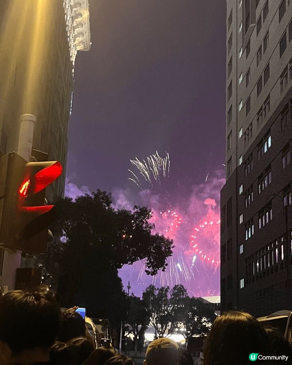 尖沙嘴海港城聖誕裝飾，還有尖沙嘴跨年的煙花