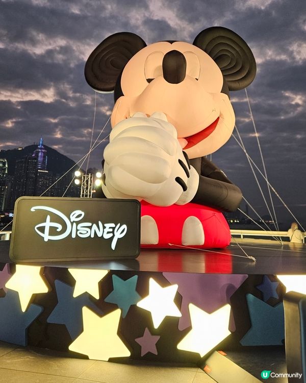 超大米奇老鼠吹氣公仔Make a Wish