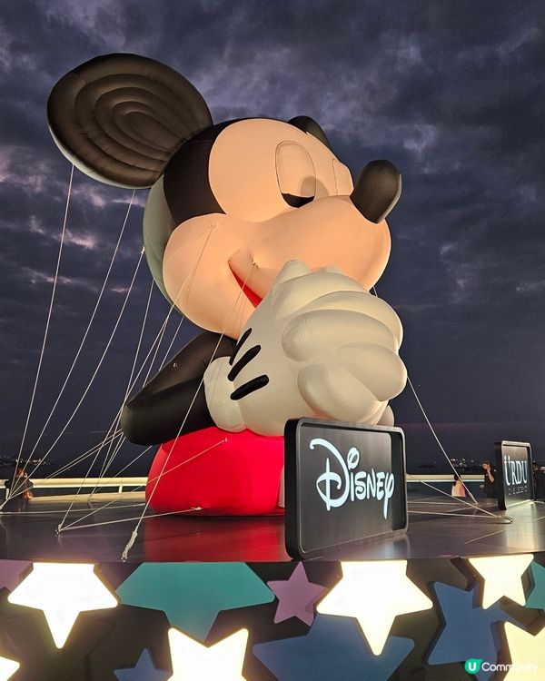 超大米奇老鼠吹氣公仔Make a Wish