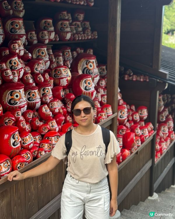 大阪近郊打卡勝地！勝尾寺達摩公仔滿滿🤩