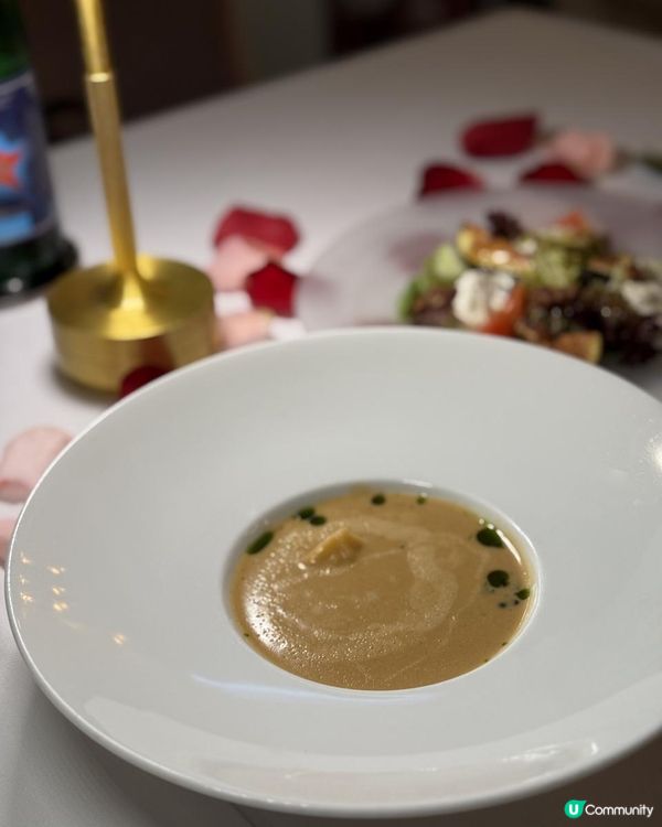 🌹鮮玫瑰花瓣佈置浪漫意法菜