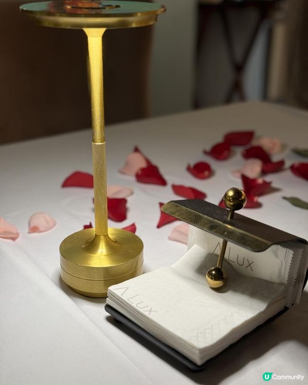 🌹鮮玫瑰花瓣佈置浪漫意法菜