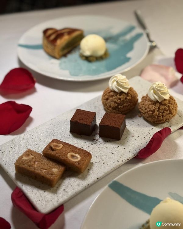 🌹鮮玫瑰花瓣佈置浪漫意法菜