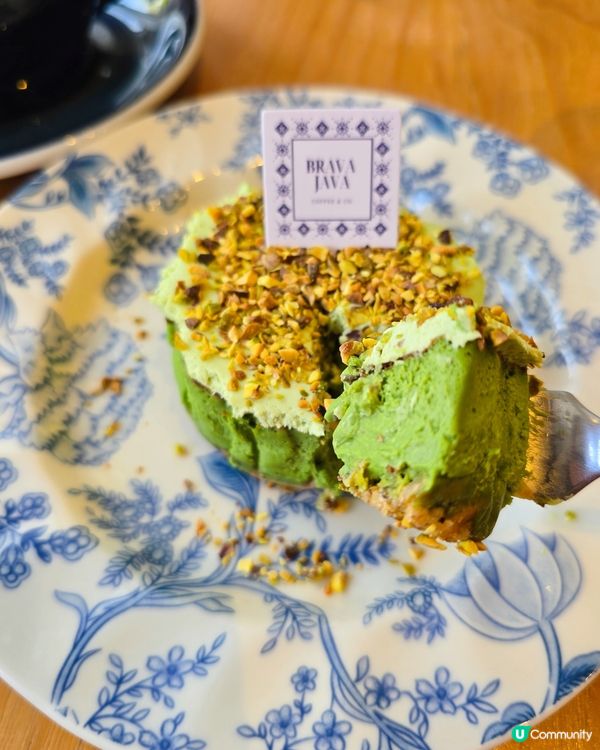 元朗必食開心果巴斯克蛋糕🍰😋