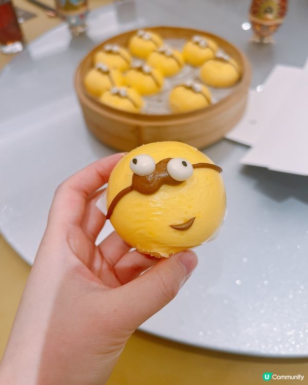 中環飲茶有Minions奶黃包😂太可愛了吧😍