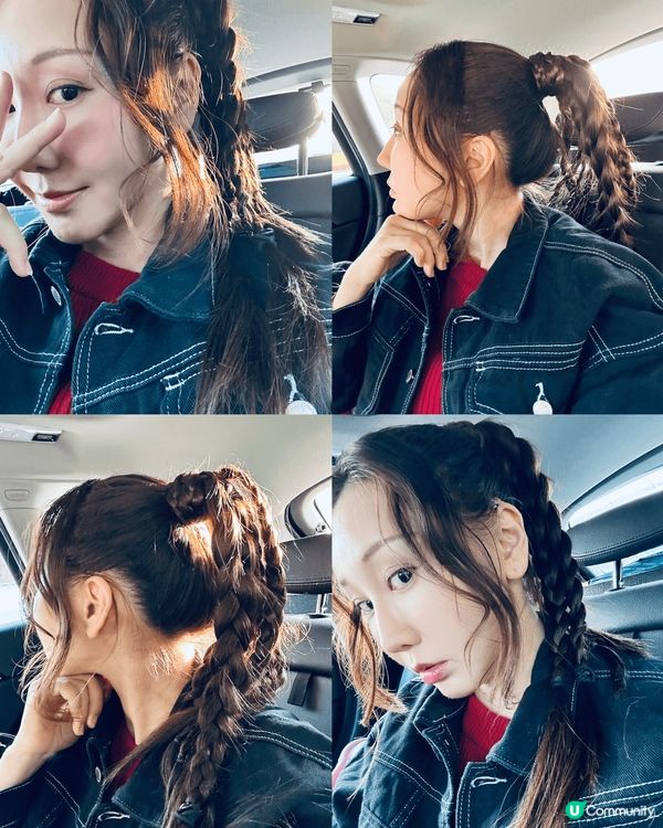 冬天就是可以在頭髮上加點重感！