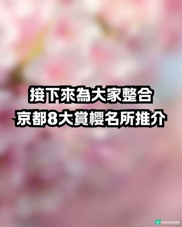 日本櫻花2025🌸第1回預測出爐！附京都8大賞櫻名所推介+輕鬆一日遊路線✨