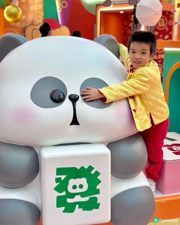 呢隻熊貓好可愛