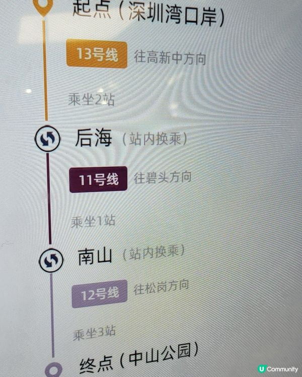 深圳地鐵13號線🚇出發