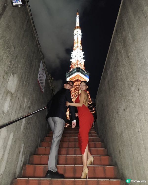 東京鐵塔🗼取景位置，早晚靚景