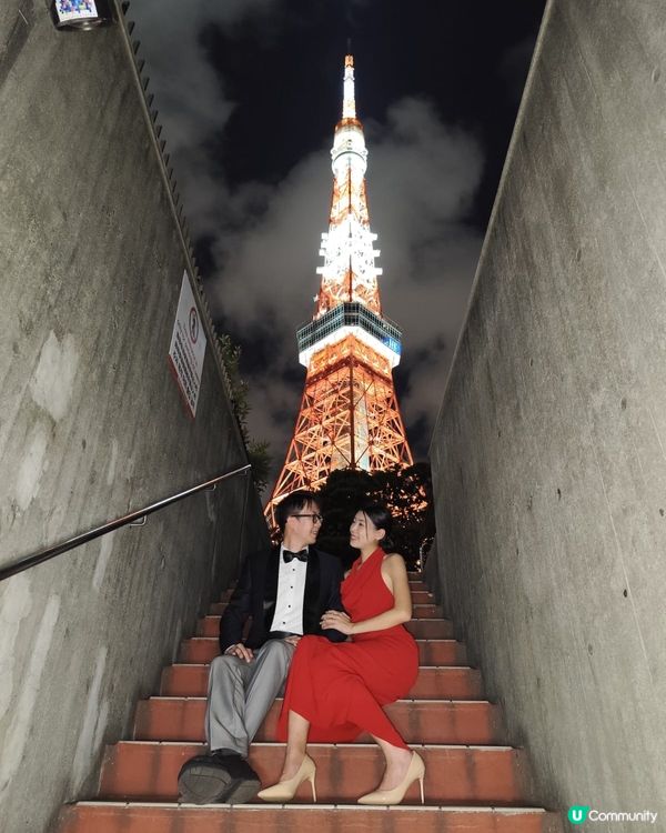 東京鐵塔🗼取景位置，早晚靚景