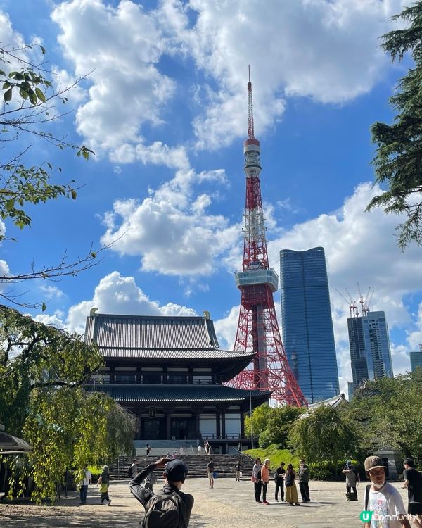 東京鐵塔🗼取景位置，早晚靚景