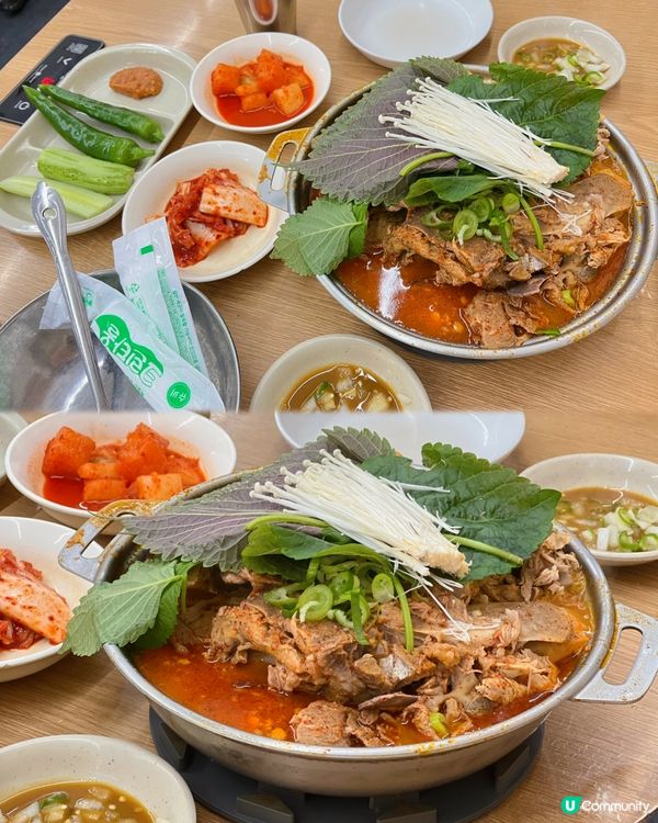 首爾🇰🇷暖笠笠食完傳說中聖水馬鈴薯排骨湯🍲