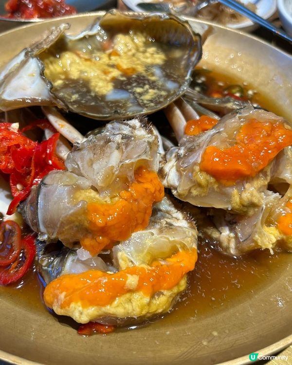 韓國必食🦀！烏達里家醬油蟹🤤，鮮甜惹味，配飯一流！