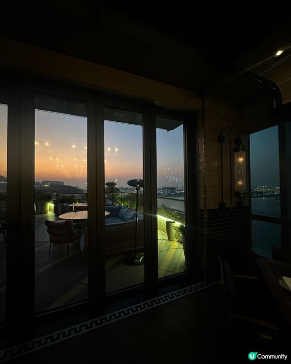 香港海景浪漫西餐廳