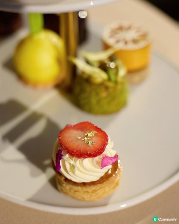 香港喜來登酒店聯乘 Valrhona 的下午茶】