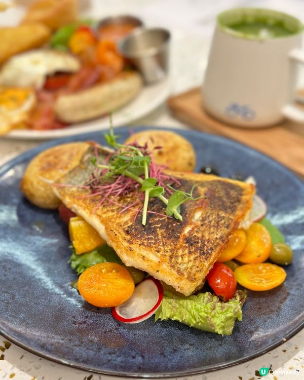 英式早餐新店打卡 🍳☕️  
大圍圍方新開英式早餐店，環境舒