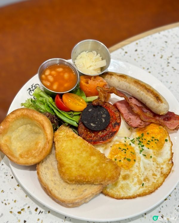 英式早餐新店打卡 🍳☕️  
大圍圍方新開英式早餐店，環境舒