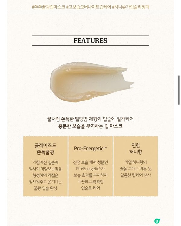 Skin food 紐西蘭蜂蜜睡眠唇膜