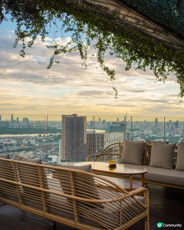 曼谷46樓高空酒吧 無敵日落夜景