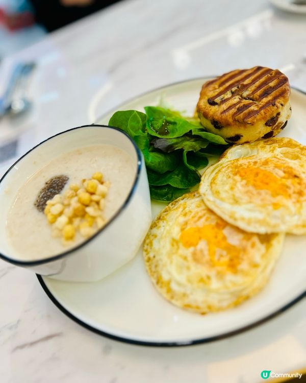 早餐推介Grove Cafe｜嘆咖啡抹茶牛奶｜啟德零售館