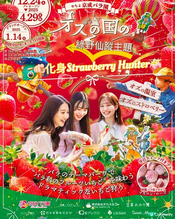 【綠野仙蹤主題】優雅地做士多啤梨Hunter🔱打卡位滿滿❣️