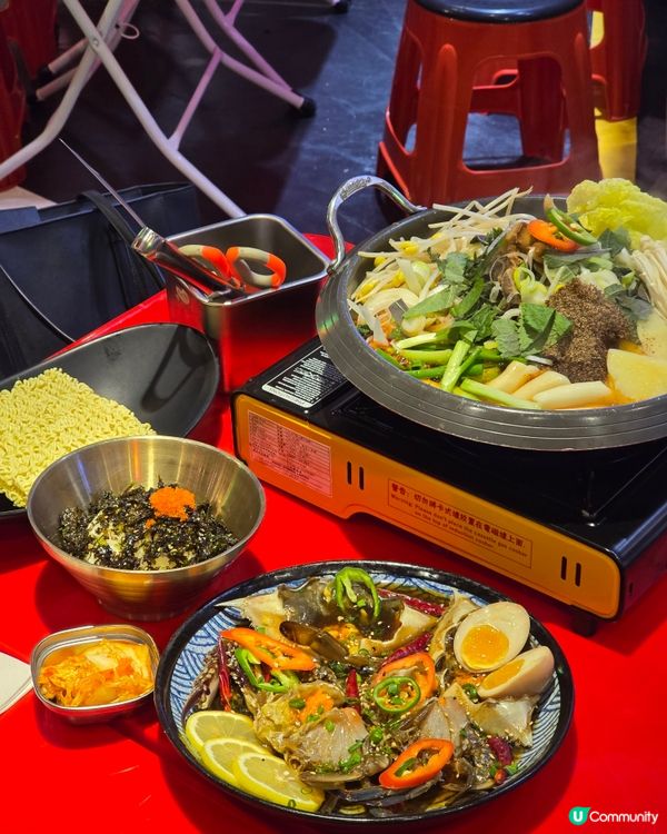 朗豪坊韓式大排檔，正到爆！🦀🤤