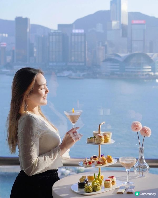 維港靚景🍫法式朱古力主題下午茶😋