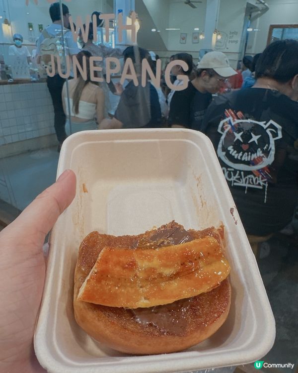 朱拉隆功大學美食街美食分享 - 人氣超多人排隊吐司🍞店