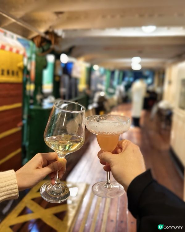 🚢全港首間天星小輪酒吧🥂✨