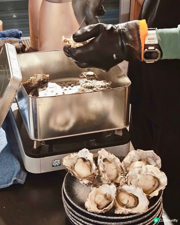 掛住牡蠣小屋嘅招牌鐵盒燒廣島生蠔 🫶🏻原汁原味香噴噴~決定再...