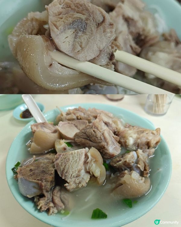 老字號豬手麵✨豬皮又厚又腍又有彈性😍