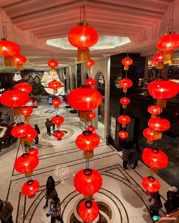 九龍香格里拉酒店大堂農曆新年裝飾