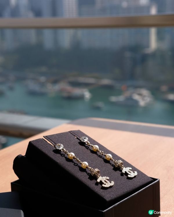 日本珍珠耳環 ✨Chanel