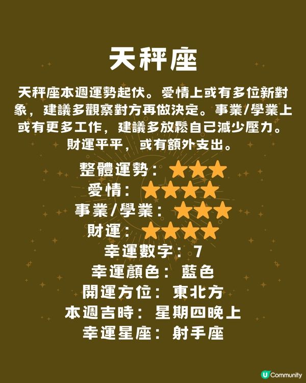 本週12星座運勢(14/1-19/1)🌟