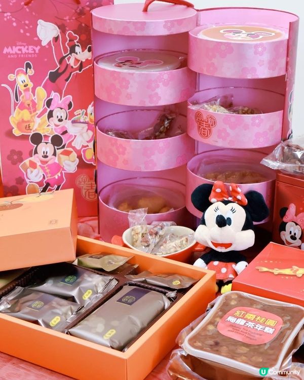 新年食到停唔到🤤  
奇華迪士尼炮仗禮盒，齊齊過肥年！🧨