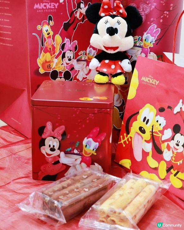 新年食到停唔到🤤  
奇華迪士尼炮仗禮盒，齊齊過肥年！🧨