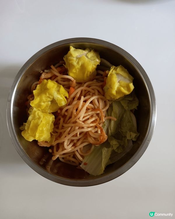 金龍燒賣真空小包裝，可參閱營養成份，加入自家煮意粉